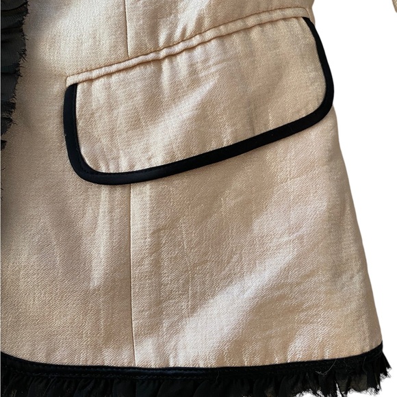 Betsey Johnson Fitted Vintage Silk Fitted Blazer 4 - Picture 4 of 7